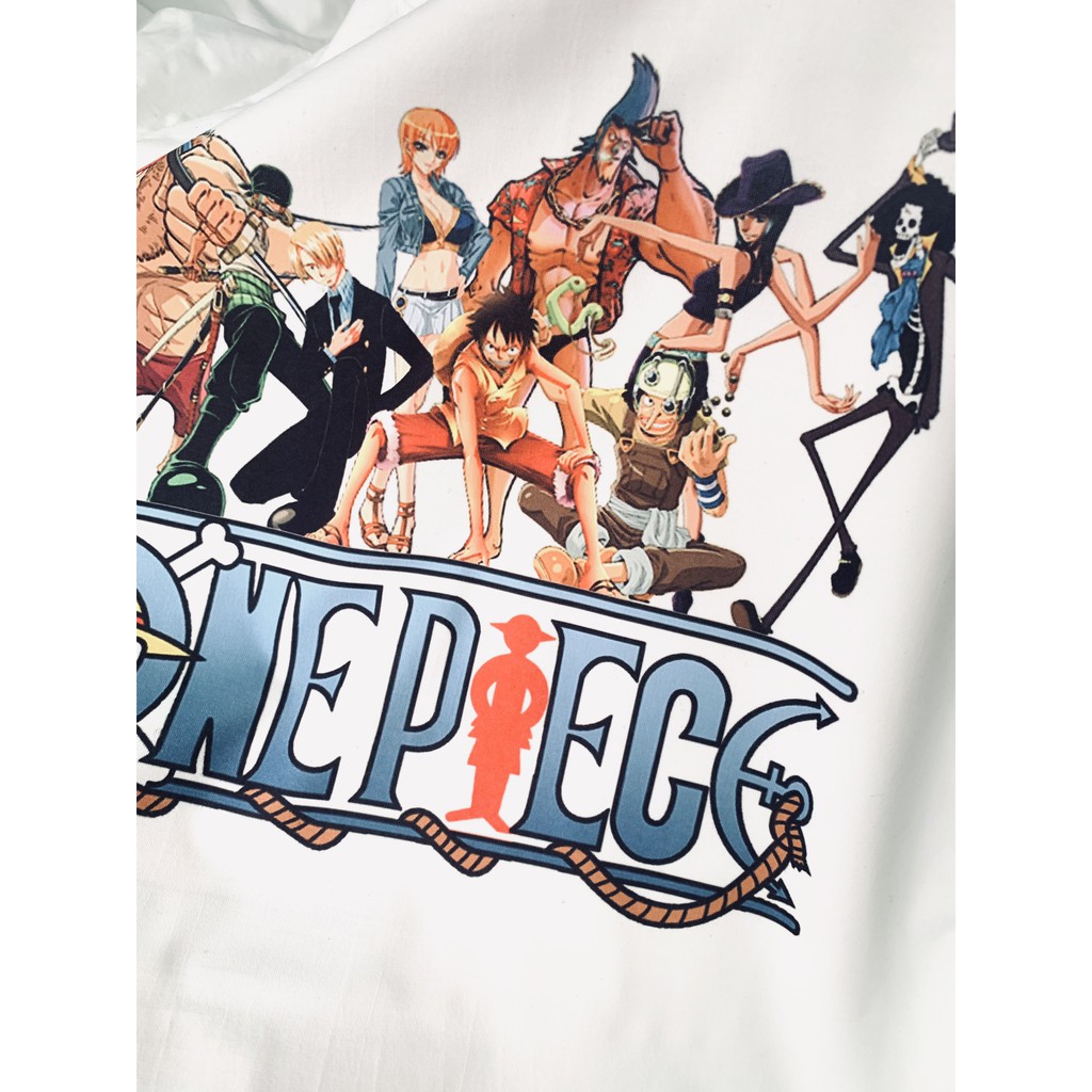 (ẢNH THẬT) Áo Thun One Piece LUFFY TEAM Cực Đẹp | Áo Phông Băng Mũ Rơm Hải Tặc LUFFY Giá Rẻ OP142