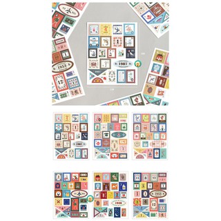 STICKER TEM THƯ 147 PCS STAMP DECO PACK | S168