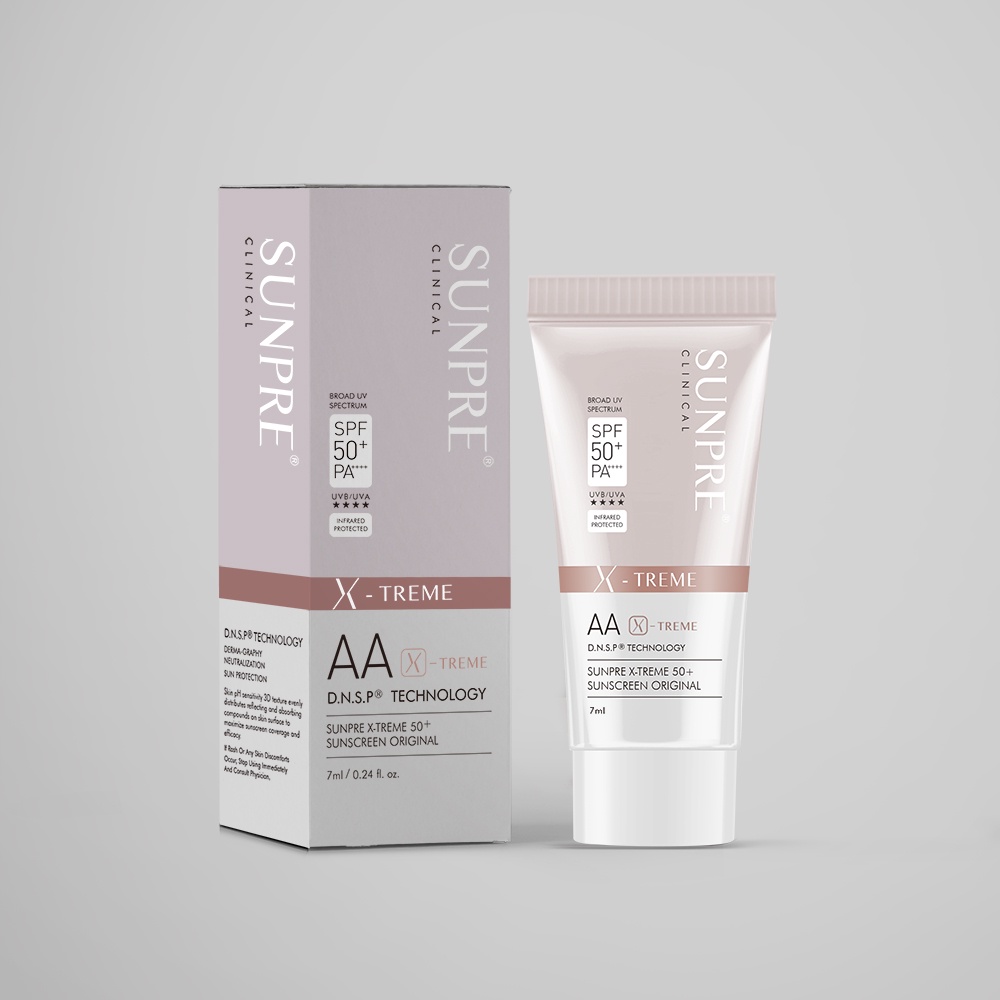 Kem chống nắng không màu Mona Frema SUNPRE AA Xtreme Sunscreen Original 7ml