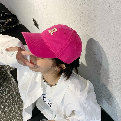 Mũ Lưỡi Trai Cotton Mềm Mại Thêu Chữ R Phong Cách Hàn Quốc Thời Trang Xuân Thu 2022 Cho Nam Nữ