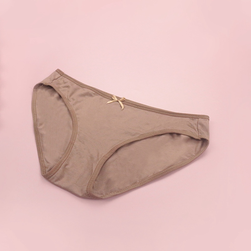 Quần Lót Nữ Cotton Nhập Khẩu Cạp Vừa Luperi Dáng Bikini Mềm Mịn, Co Giãn Không Lằn Mông Kháng Khuẩn Khử Mùi Tốt Sp748