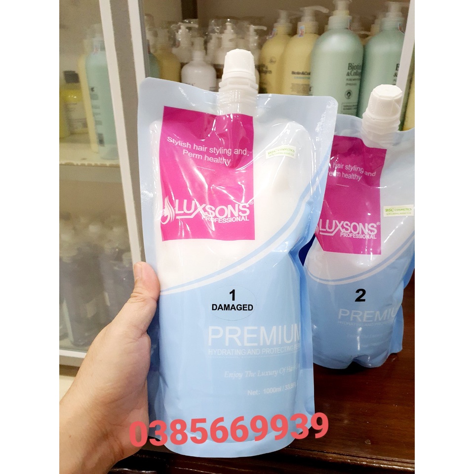 Uốn nóng duỗi đa năng LUXSONS PREMIUM CAO CẤP 1000ml siêu thơm ( TÚI SỐ 1)