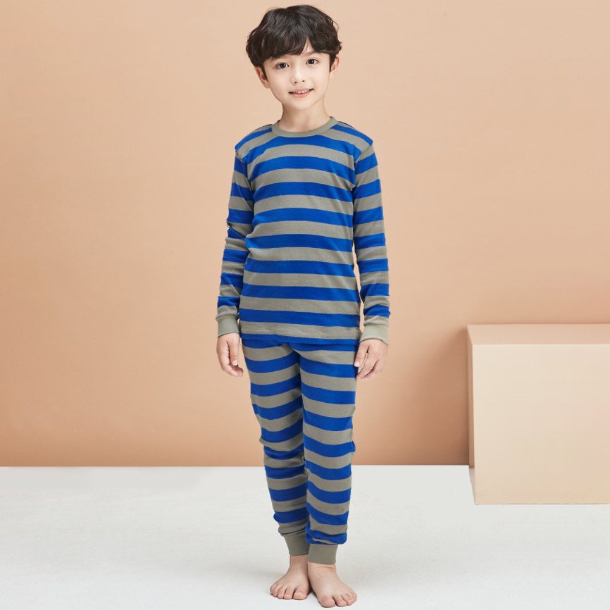 Đồ bộ quần áo dài tay cotton mùa thu đông cho bé trai và bé gái Unifriend Hàn Quốc U2021-a. Size 3, 4, 5, 6, 7, 8 tuổi