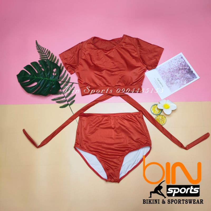 Bikini Nữ Hai Mảnh Aó Crop Freesize BHV022 | BigBuy360 - bigbuy360.vn