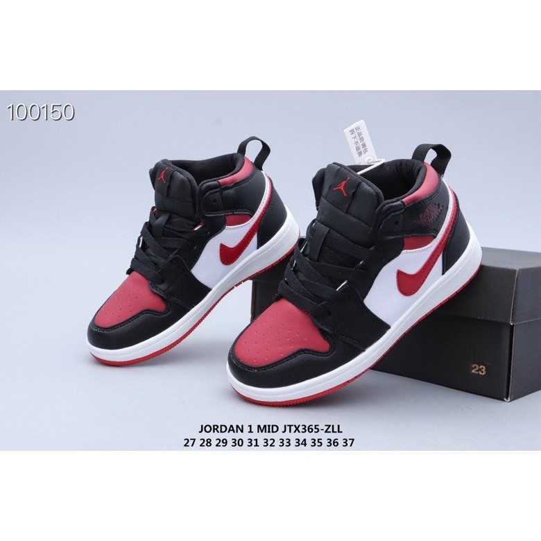 Giày Thể Thao Chơi Bóng Rổ Nike Air Jordan 1 Mid Joe 1 Aj1