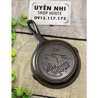 chảo gang lodge 16.5 cm đáy sói