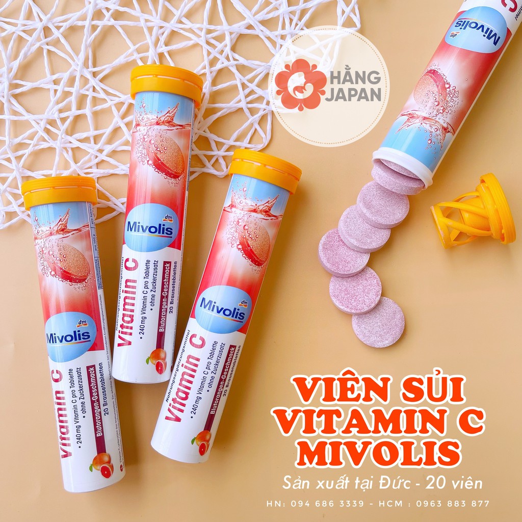 Viên sủi Mivolis bổ sung Vitamin - Hàng Đức