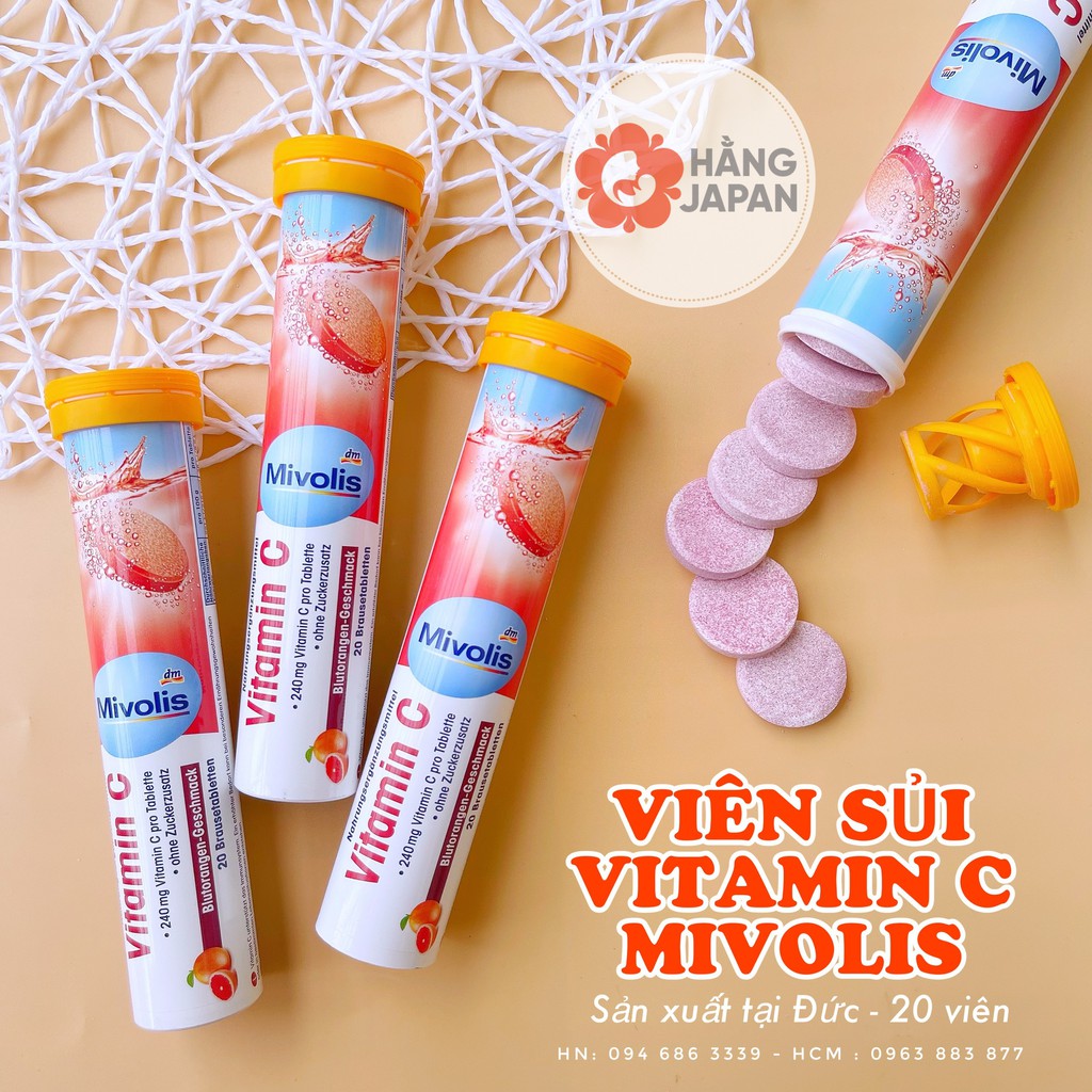 Viên Sủi Mivolis Tuýp 20 viên – Hàng Đức