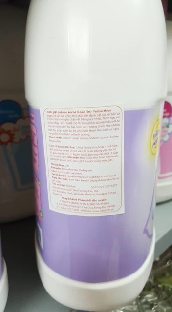 Nước giặt xả Dnee Thái Lan hàng công ty (ĐẠI THỊNH nhà phân phối chĩnh hãng)