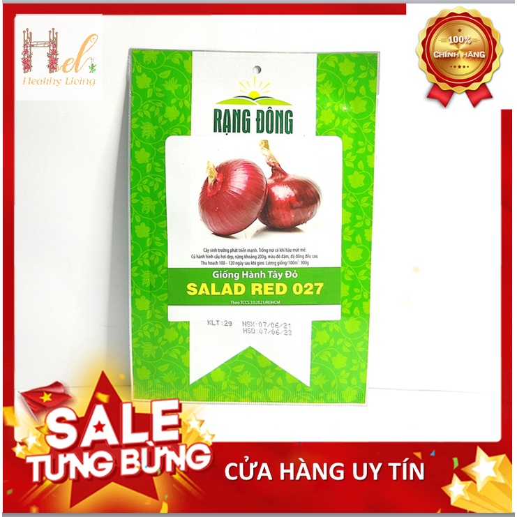 RADO - Hạt Giống Hành Tây Đỏ 2gram