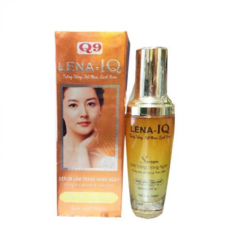 SERUM LÀM TRẮNG DA MẶT HẰNG NGÀY Q9 LENA-IQ 150ml ( dùng cho da mặt và toàn thân)