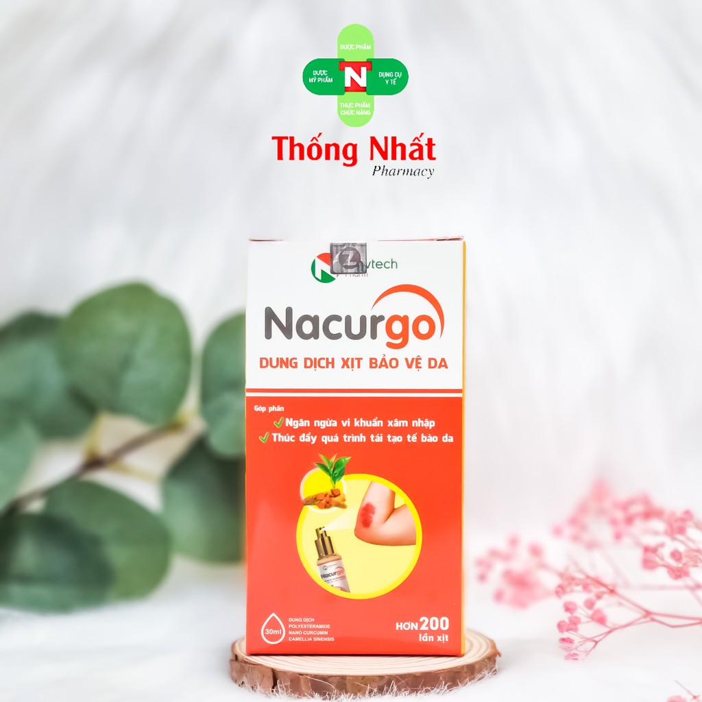 [CHÍNH HÃNG] - NACURGO 200 DUNG DỊCH XỊT BẢO VỆ DA VỚI HƠN 200 LẦN XỊT