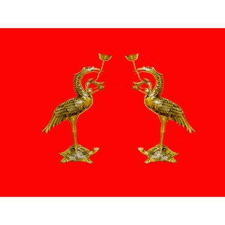 Hạc đồng 1(hạc thờ, đồ thờ, đồ đồng, phong thủy)