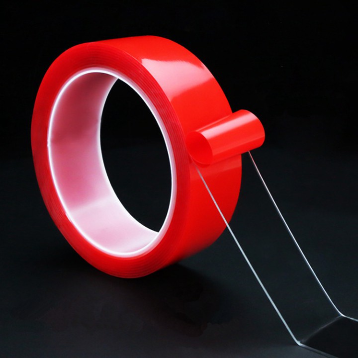 Băng keo 2 mặt 3m siêu dính trong suốt, sử dụng dán đèn led, ô tô xe máy và các thiết bị gia đình
