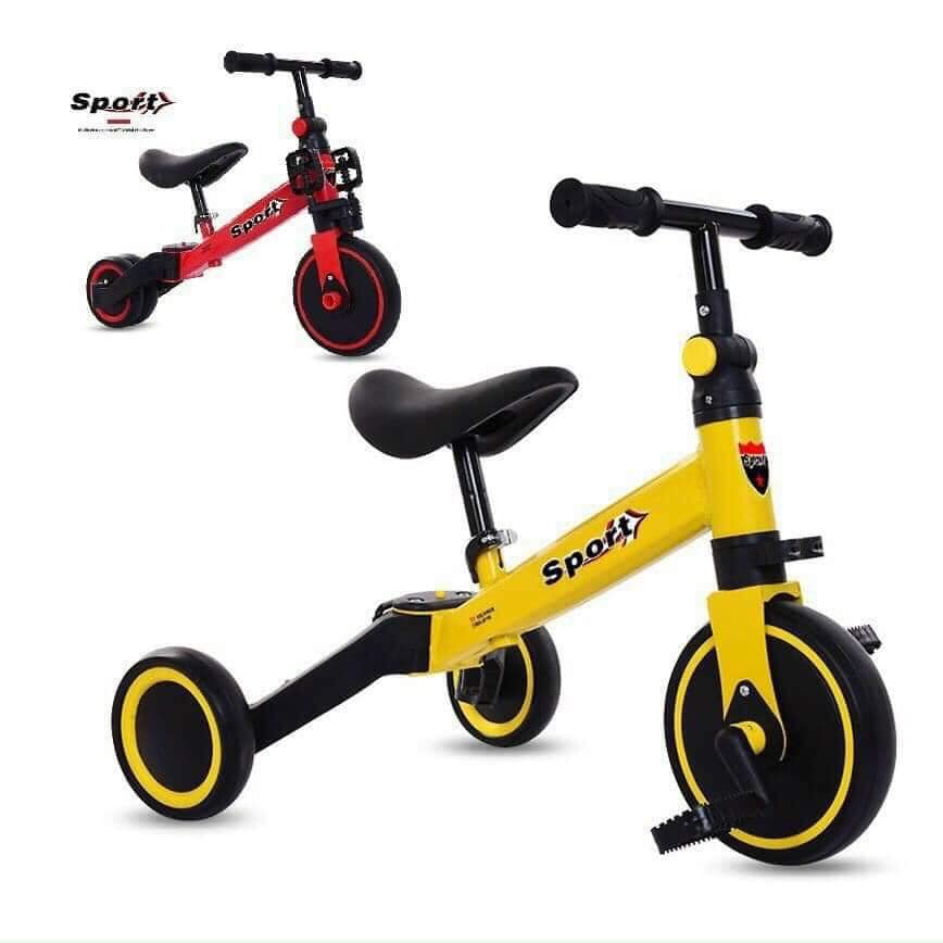 Xe chòi chân, xe thăng bằng, xe đạp 3 trong 1 tiện lợi cho trẻ từ 16 đến 48 tháng tuổi
