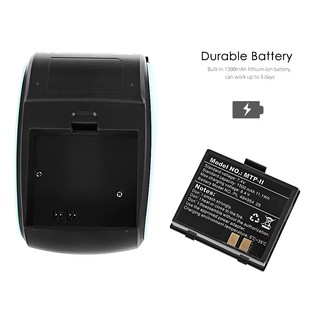 Pin máy in nhiệt, máy in hóa đơn, máy in bluetooth GOOJPRT PT210