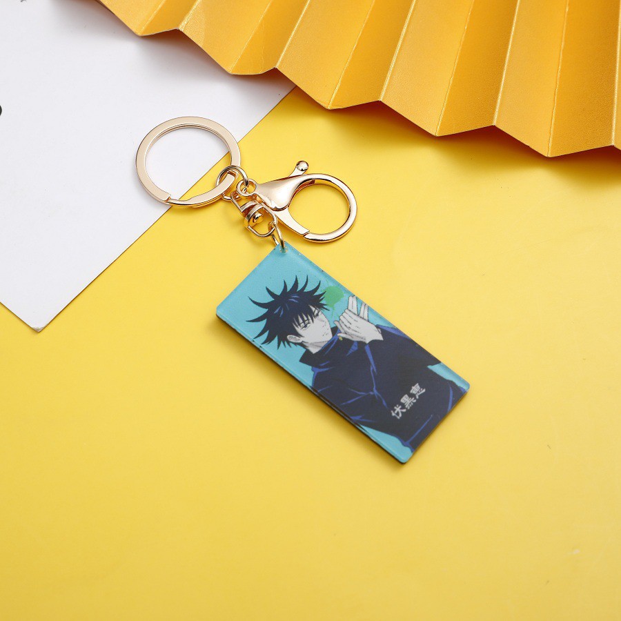 COSER KING 1pcs Jujutsu Kaisen Acrylic keychains Keychain Itadori Yuji Fushiguro Megumi Gojo Satoru Cosplay