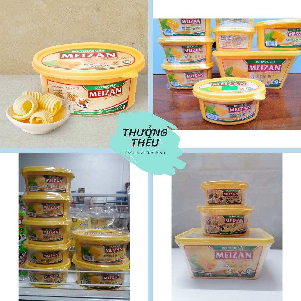 Bơ Thực Vật Meizan Hộp 80g - 200g