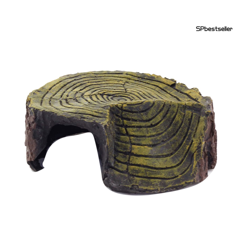 Bệ bằng nhựa resin dùng trang trí bể nuôi rùa bò sát