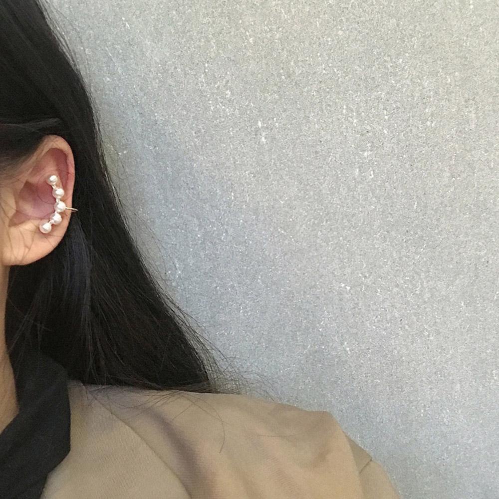 MOCHO 1 Khuyên Kẹp Vành Tai Không Cần Xỏ Lỗ Hình Mặt Trăng Và Ngôi Sao