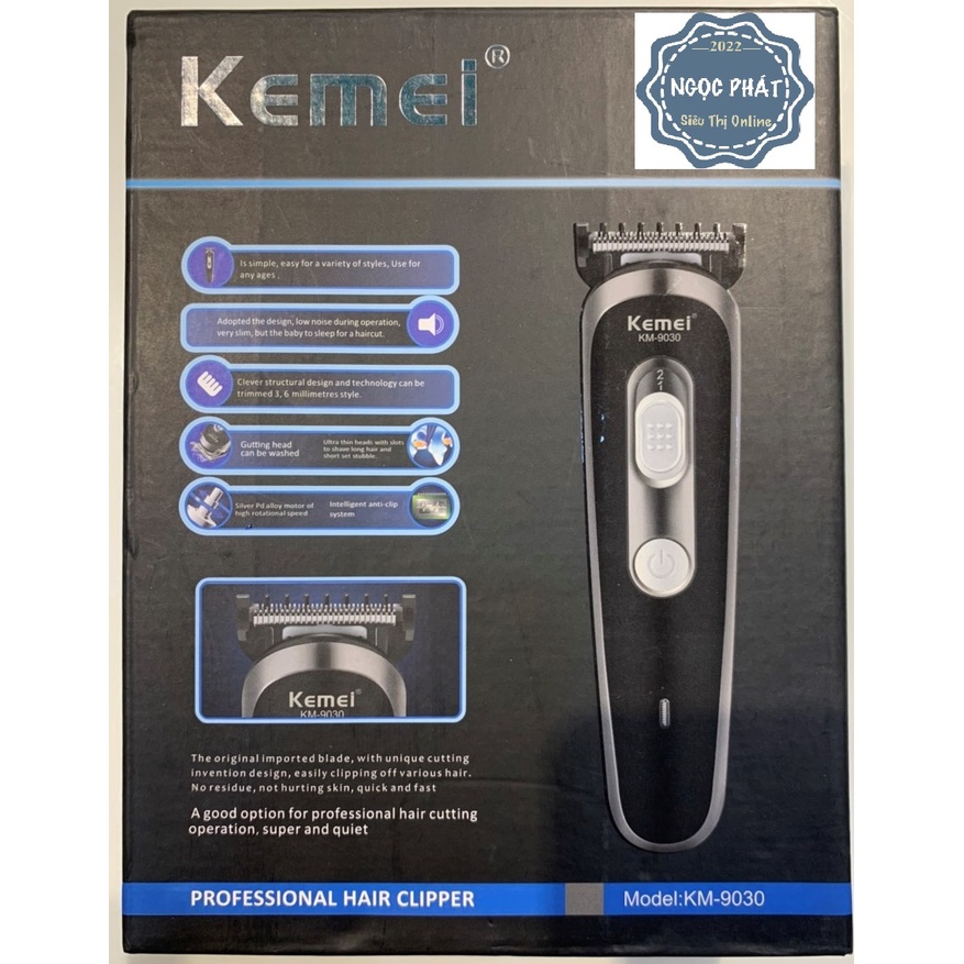 TÔNG ĐƠ CẮT TÓC KEMEI KM-9030 [HÀNG CHUẨN LOẠI 1]