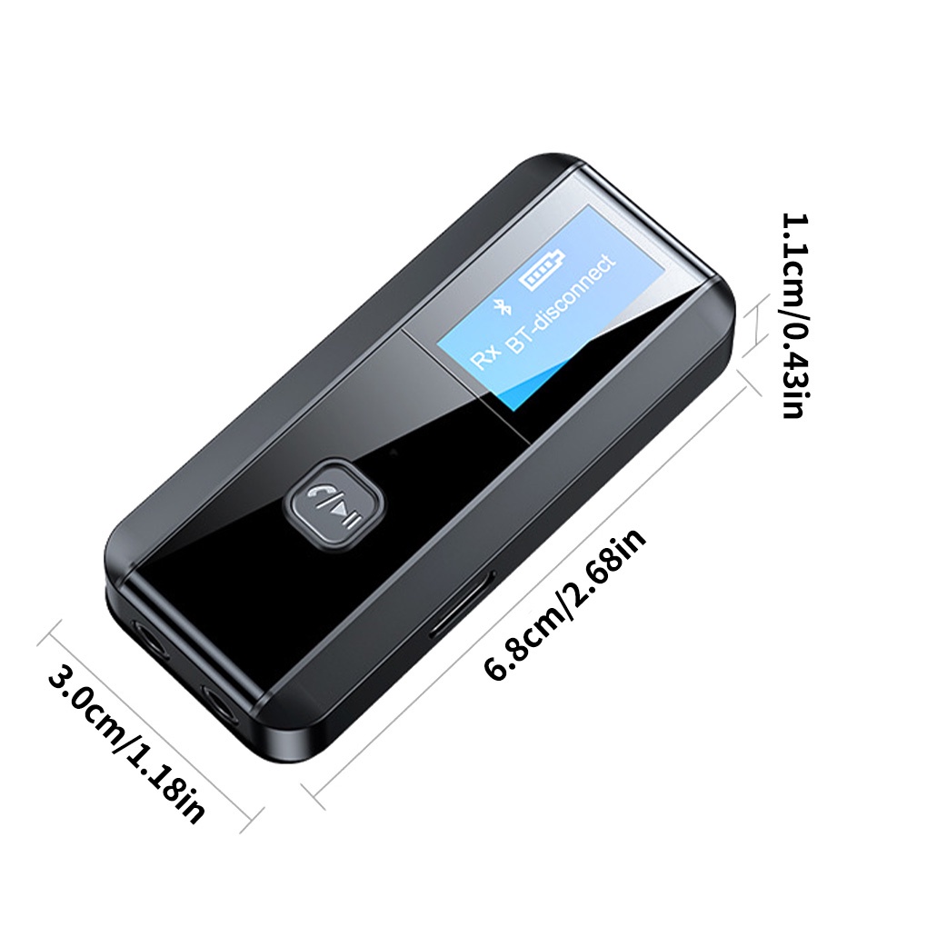 Bộ điều hợp âm thanh không dây 5.0 tương thích với Bluetooth cho tai nghe/ TV/ máy nghe nhạc MP3