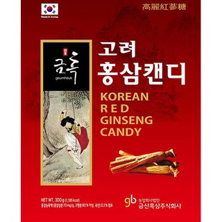 Kẹo hồng sâm Geumheuk Hàn Quốc không đường (300g)