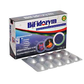 (CHÍNH HÃNG) - VIÊN UỐNG BIFIDOZYM HỖ TRỢ ĐƯỜNG RUỘT