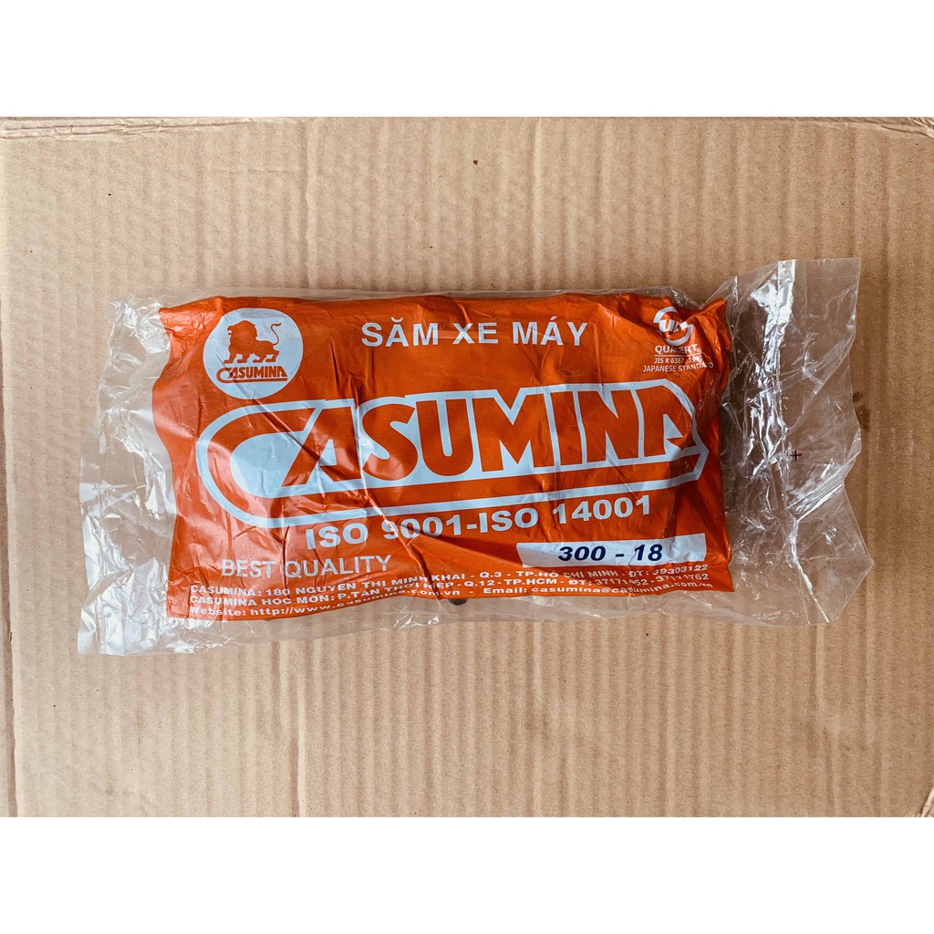 Săm ruột Casumina chỉ xanh 3.00-18