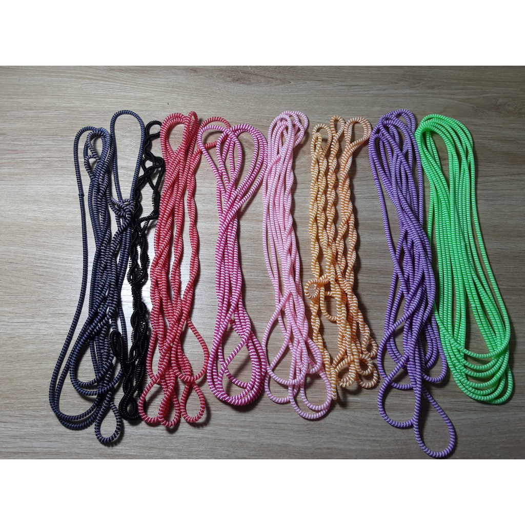 Dây quấn tai nghe, cáp sạc chống đứt nhiều màu cute