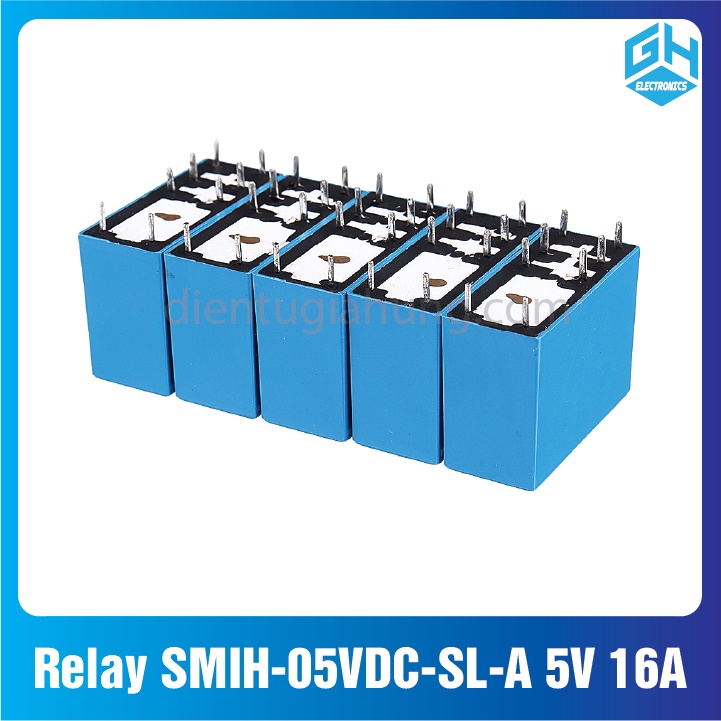 1 Con Rờ Le Relay SMIH-05VDC-SL-A 5V 16A loại 6 chân hay 8 chân