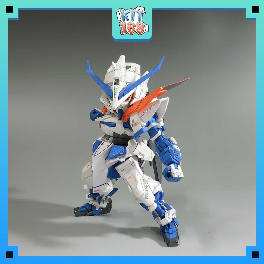 Mô hình giấy Anime Game Robot SD MBF-P03 Gundam Astray Blue Frame
