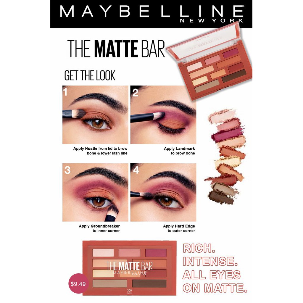 Bảng màu mắt Maybelline The Matter Bar hàng xách tay Mỹ