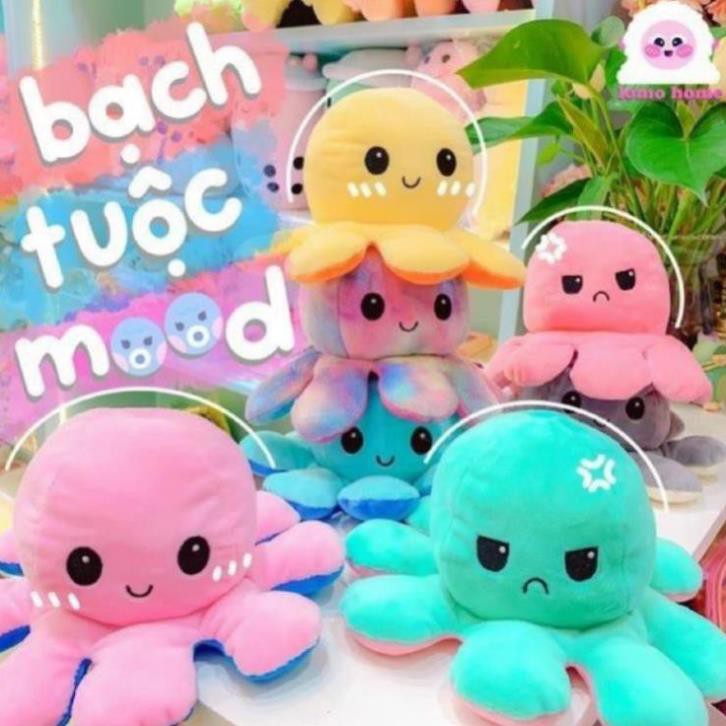 SĂNX BẠCH TUỘC CẢM XÚC 2 MẶT Sz 20cm SIÊU CUTE