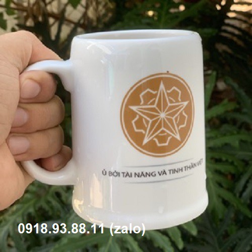 Ly sứ uống bia - ly sứ uống bia cao cấp