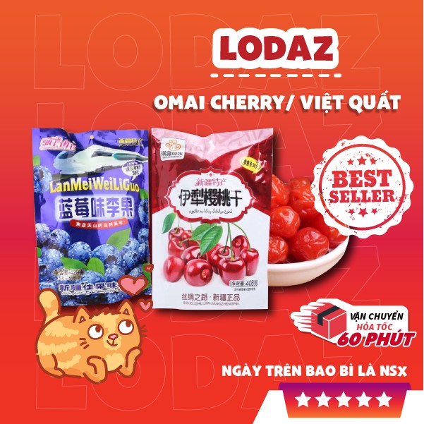 [HOT-DATE MỚI] Omai Cherry/ Việt quất chua ngọt thơm ngon gói 408gr/428gr