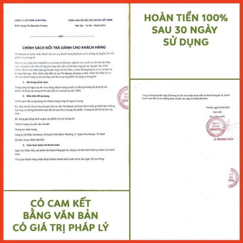 Serum Dưỡng Sáng Ngừa Mụn An Toàn Cho Mẹ Bầu The Beauty Of Jones