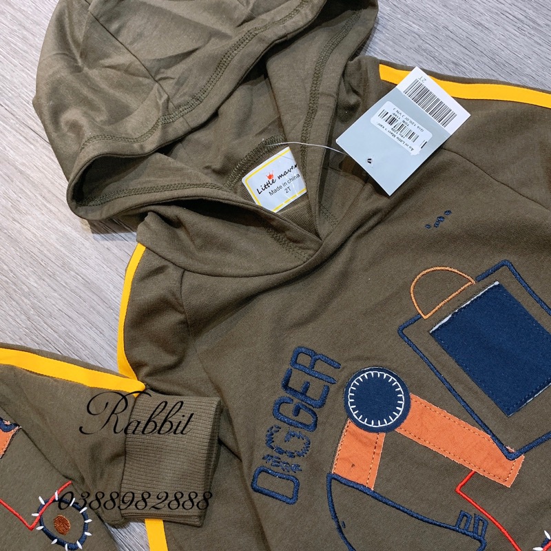 Áo nỉ Little Maven hoạ tiết ngôi sao