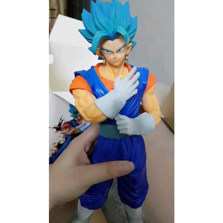 [ NHỰA ĐẶC 33CM ] Mô hình tượng đồ chơi Vegito black ssj2 blue 7 viên ngọc rồng Vegetto super saiyan figure dragon ball