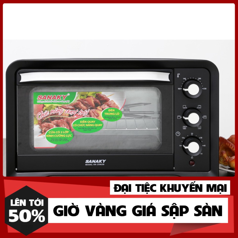 Lò nướng Sanaky VH259S2D 25 lít