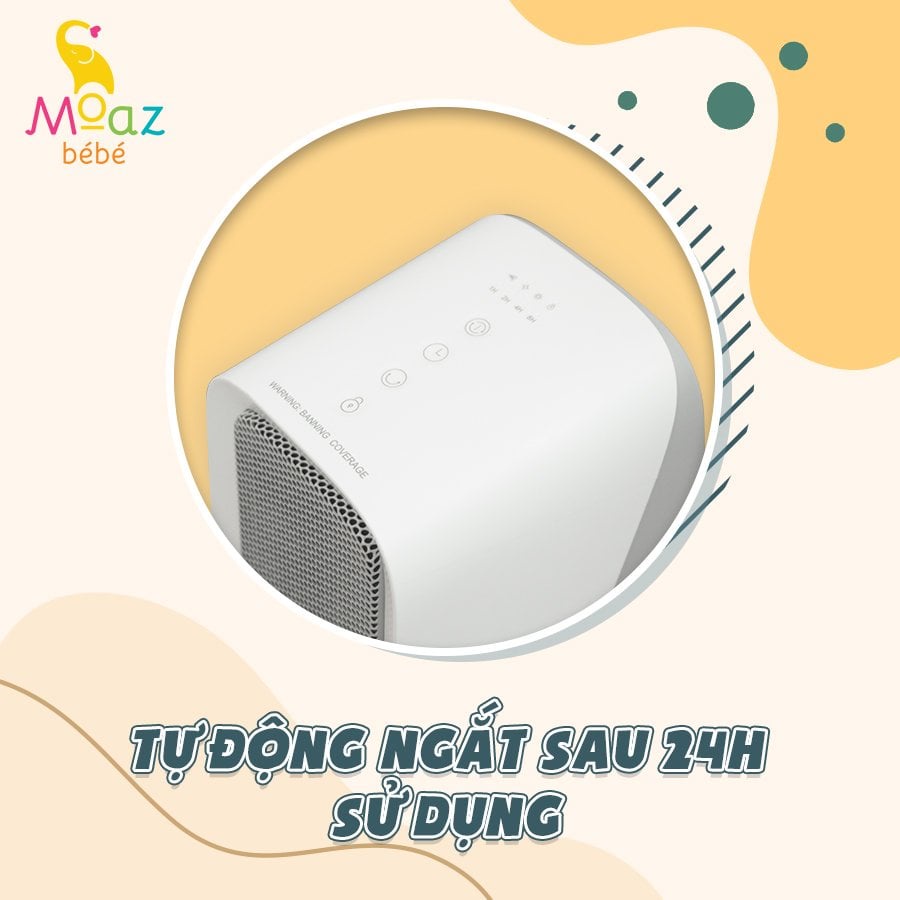 Máy sưởi đa năng cho bé Moaz MB034 Bảo Hành Chính Hãng 12 Tháng