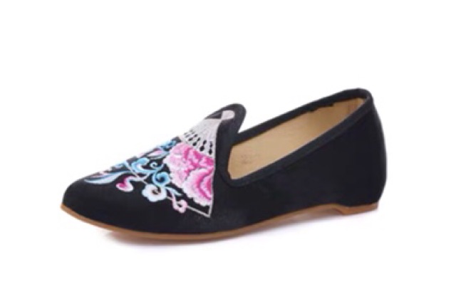 Giày mũi nhọn thêu hoa thời trang nữ | BigBuy360 - bigbuy360.vn