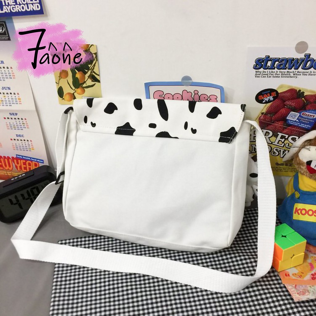 TÚI VẢI BÒ SỮA ĐEO CHÉO SIZE LỚN TOTE VẢI CANVAS ULZZANG ĐI HỌC ĐI CHƠI