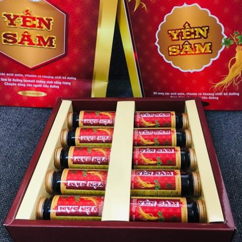 Yến sâm Kingphar dành cho người tiểu đường và ăn kiêng – Hỗ trợ tăng cường sức khỏe (10 chai x 30ml)