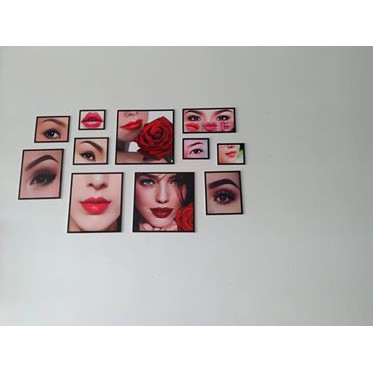 💋SHOPEE TRỢ GIÁ💋TẶNG KÈM 3 KHUNG ẢNH_BỘ 11 FOMEX ĐẲNG CẤP TRANH MAKEUP (KÈM CLIP THẬT)