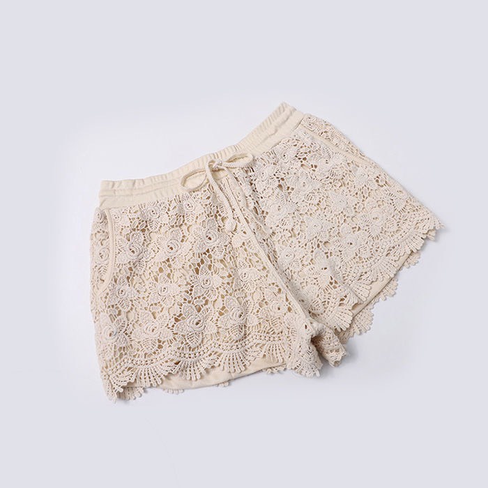 Set Bikini Len Móc Đi Biển 3 Món (Bán Rời) Áo Bra Quần Áo Choàng Đồ Đi Biển Br09