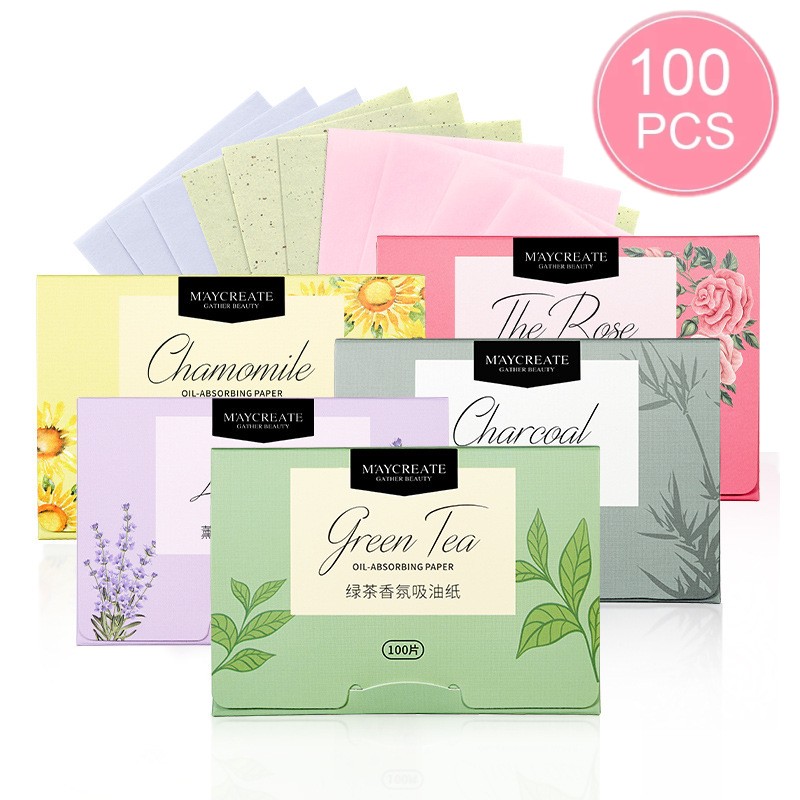 Set 100 Giấy Thấm Dầu Dành Cho Da Mặt