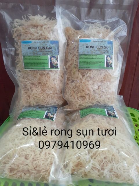 [Mã GROSALE2703 giảm 8% đơn 250K] ❤❤ 2kg Rong sụn gai muối - Rong câu tươi nấu chè - Rong làm gỏi - Rong biển