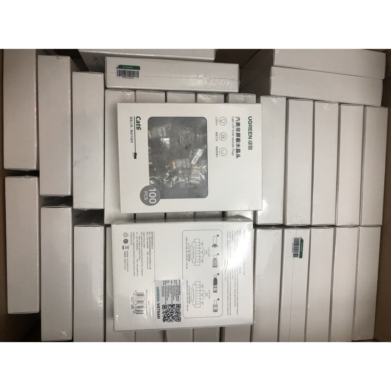 Hạt mạng cat6 UTP Ugreen, 100c/hộp 50960- CHÍNH HÃNG