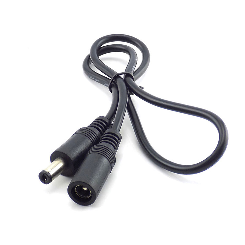 Dây Cáp Nối Nguồn 0.5m / 1.5m 12v 5.5 X 2.1Mm Cho camera cctv dc